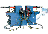 Φ90 double head hydraulic tube bending machine